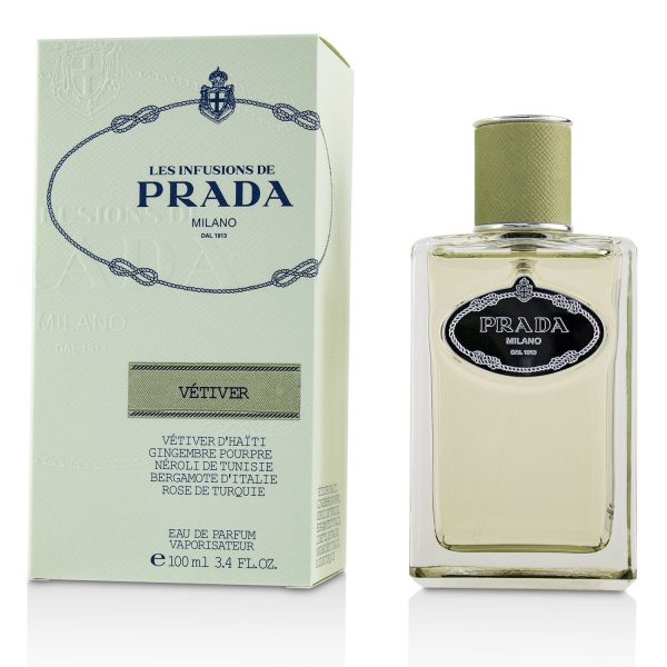 Prada Les Infusion De Vetiver Eau De Parfum Spray  100ml 3.4oz For Discount