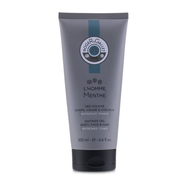 Roger & Gallet L Homme Menthe Shower Gel (Body, Face & Hair)  200ml 6.6oz Sale