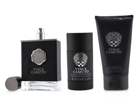 Vince Camuto Vince Camuto Coffret: Eau De Toilette Spray 100ml 3.4oz + After Shave Balm 150ml 5oz + Deodorant Stick 71g 2.5oz  3pcs Discount