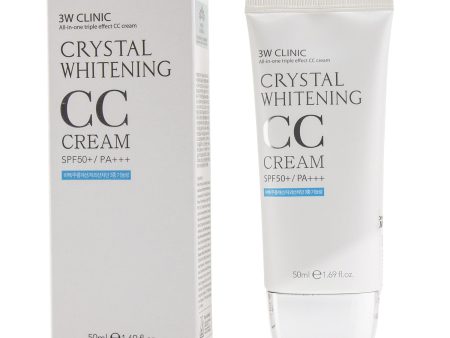 3W Clinic Crystal Whitening CC Cream SPF 50+ PA+++ - #02 Natural Beige  50ml 1.69oz Online