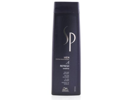 Wella SP Men Refresh Shampoo (For Hair and Body)  250ml 8.45oz Supply