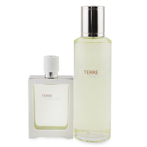 Hermes Terre D Hermes Eau Tres Fraiche Coffret: Eau De Toilette Spray 30ml 1oz + Refill 125ml 4.2oz  2pcs Fashion