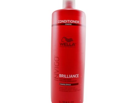 Wella Invigo Brilliance Vibrant Color Conditioner - # Coarse  1000ml 33.8oz Supply