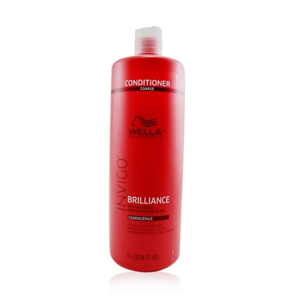 Wella Invigo Brilliance Vibrant Color Conditioner - # Coarse  1000ml 33.8oz Supply