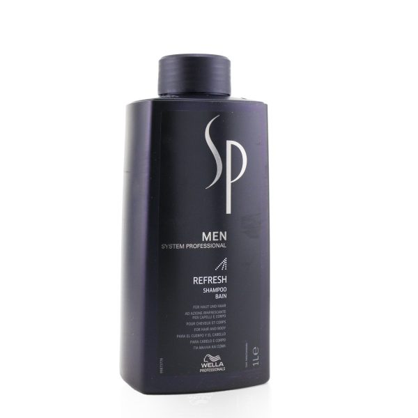 Wella SP Men Refresh Shampoo (For Hair and Body)  250ml 8.45oz Supply