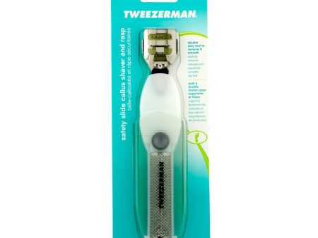 Tweezerman Safety Slide Callus Shaver  Rasp - White For Discount