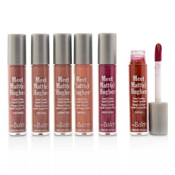 TheBalm Meet Matt(e) Hughes 6 Mini Long Lasting Liquid Lipsticks Kit - Vol.1  6x1.2ml 0.04oz For Discount