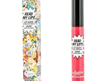 TheBalm Read My Lips (Lip Gloss Infused With Ginseng) - #Pow!  6.5ml 0.219oz Online now