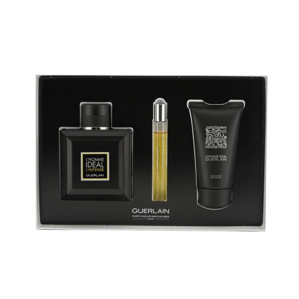 Guerlain L Homme Ideal L Intense Coffret: Eau De Parfum Spray 100ml 3.3oz + Eau De Parfum Spray 10ml 0.3oz + Shower Gel 75ml 2.5oz  3pcs Online now