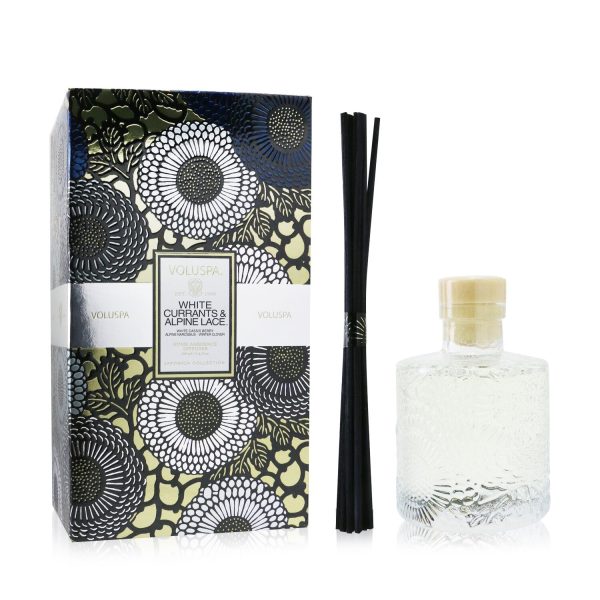 Voluspa Reed Diffuser - White Currants & Alpine Lace  100ml 3.4oz Fashion