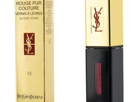 Yves Saint Laurent Rouge Pur Couture Vernis a Levres Glossy Stain - # 13 Rose Tempura  6ml 0.2oz Sale