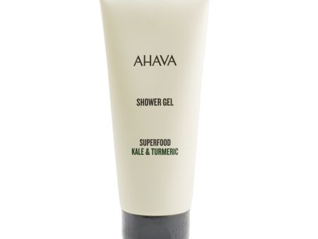 Ahava Superfood Kale & Turmeric Shower Gel (Box Slightly Damaged)  200ml 6.8oz Online Hot Sale