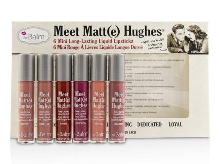 TheBalm Meet Matt(e) Hughes 6 Mini Long Lasting Liquid Lipsticks Kit - Vol.1  6x1.2ml 0.04oz For Discount