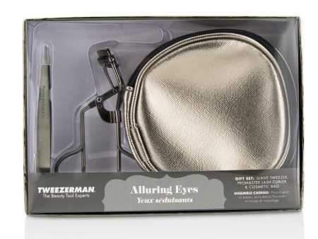 Tweezerman Alluring Eyes Gift Set  2pcs+1 bag Fashion