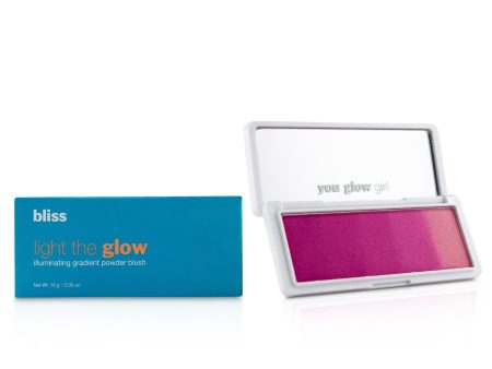 Bliss Light the Glow Illuminating Gradient Powder Blush - # Fuchsia Fever  10g 0.35oz Online Hot Sale