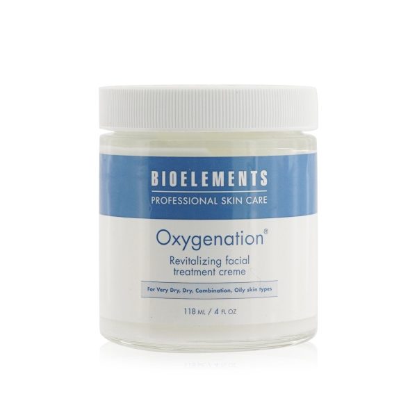 Bioelements Oxygenation - Revitalizing Facial Treatment Creme (Salon Size) - For Very Dry, Dry, Combination, Oily Skin Types  118ml 4oz Cheap