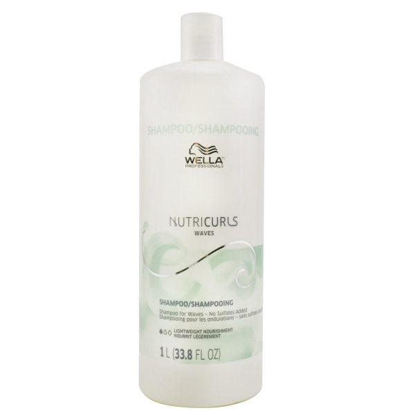 Wella Nutricurls Shampoo (For Waves)  1000ml 33.8oz Online Hot Sale