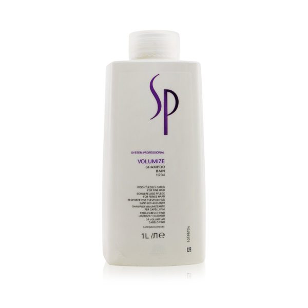 Wella SP Volumize Shampoo - For Fine Hair (Bottle Slightly Crushed)  1000ml 33.8oz Cheap