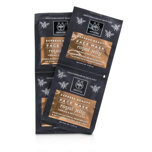 Apivita Express Beauty Face Mask with Royal Jelly (Firming & Revitalizing)  6x(2x8ml) Online now