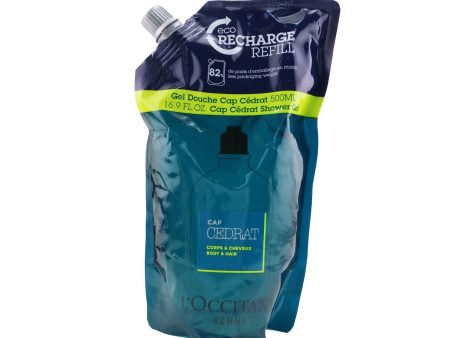 L Occitane Cap Cedrat Shower Body & Hair Eco-Refill  500ml 1.69oz Cheap