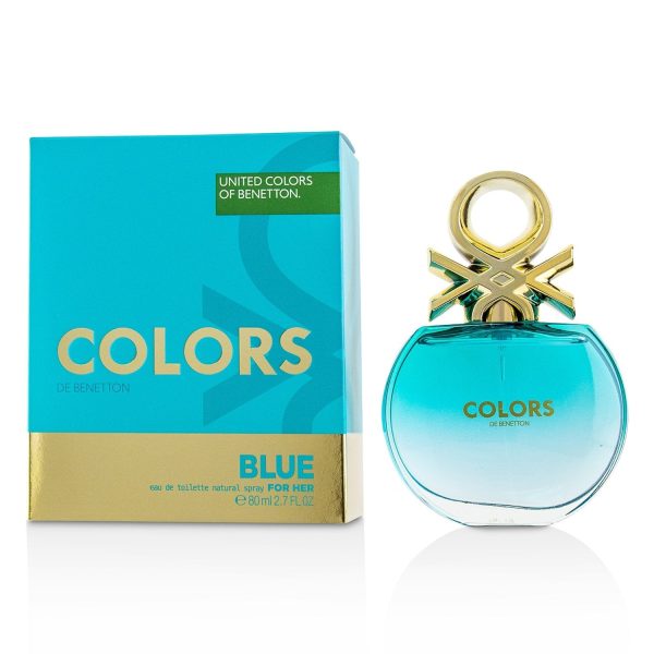 Benetton Colors Blue Eau De Toilette Spray  200ml 6.8oz Fashion